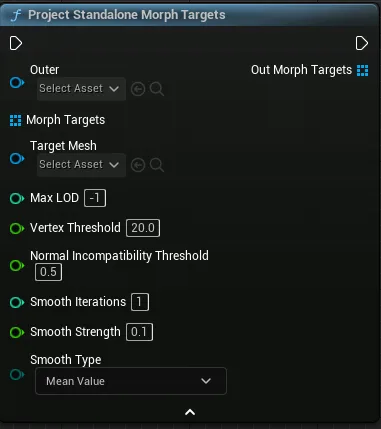 Create Morph Targets at runtime from Mesh Files