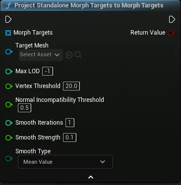 Create Morph Targets at runtime from Mesh Files