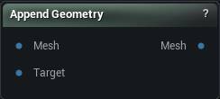 Append Geometry node