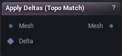 Apply Deltas (Topo Match) node