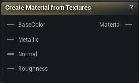 Create Material from Textures node