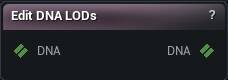 Edit DNA LODs node