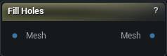 Fill Holes node