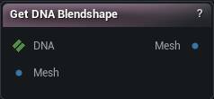 Get DNA Blendshape node