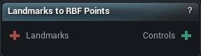 Landmarks to RBF Points node