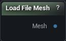 Load File Mesh node