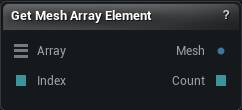 Get Mesh Array Element node