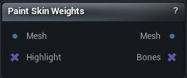 Paint Skin Weights node