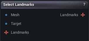 Select Landmarks node