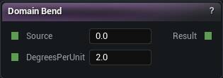 Domain Bend node