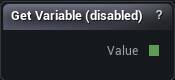 Get Variable (disabled) node