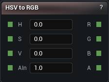 HSV to RGB node
