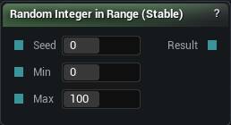 Hash Random Int In Range node
