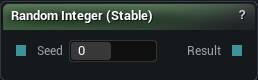 Hash Random Int node