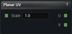 Planar UV node