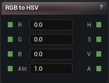 RGB to HSV node