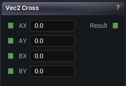 Vec2 Cross node