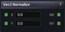 Vec2 Normalize node