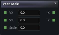 Vec2 Scale node