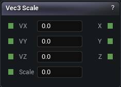 Vec3 Scale node