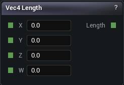 Vec4 Length node