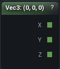 Vector3 Input node