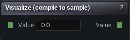 Visualize (compile to sample) node