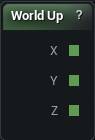 World Up node