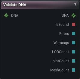 Validate DNA node