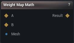 Weight Map Math node