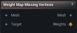 Weight Map Missing Vertices node