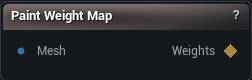 Paint Weight Map node
