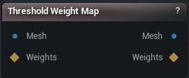 Threshold Weight Map node