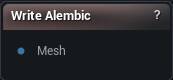 Write Alembic node