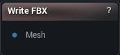 Write FBX node
