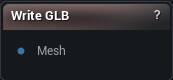 Write GLB node